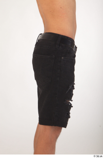 Colin black shorts clothing hips 0007.jpg